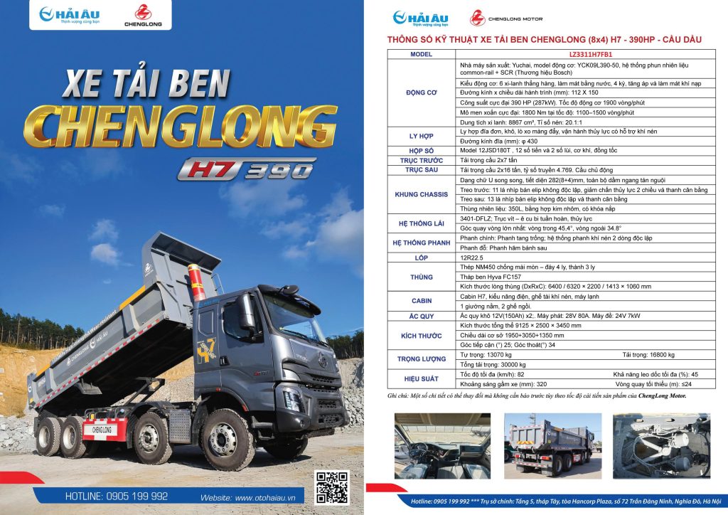 Cattalo xe ben 390HP